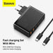 Travel Charger Baseus GaN2 Pro Quick 2x USB + 2x USB-C 100W EU (Black) - Travel