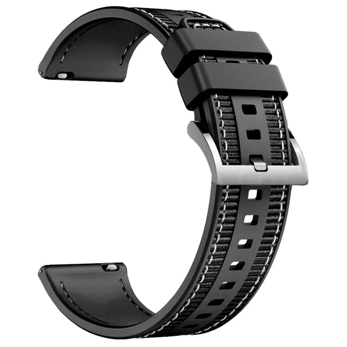 SILICONE STRAP TRENDER TR-HSL22BK 22 mm BLACK
