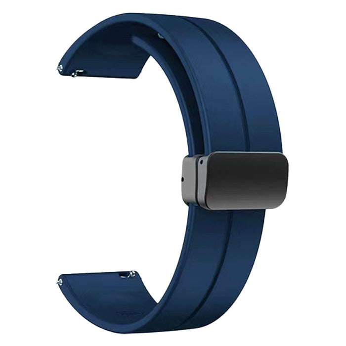 SILICONE STRAP WITH MAGNETIC CLASP TRENDER Line TR-SLMB20DBL 20 mm BLUE