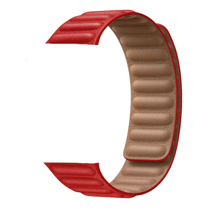 MAGNETIC STRAP WITH ECO LEATHER COVER TRENDER TR-AMS40RD APPLE 38/40 mm RED