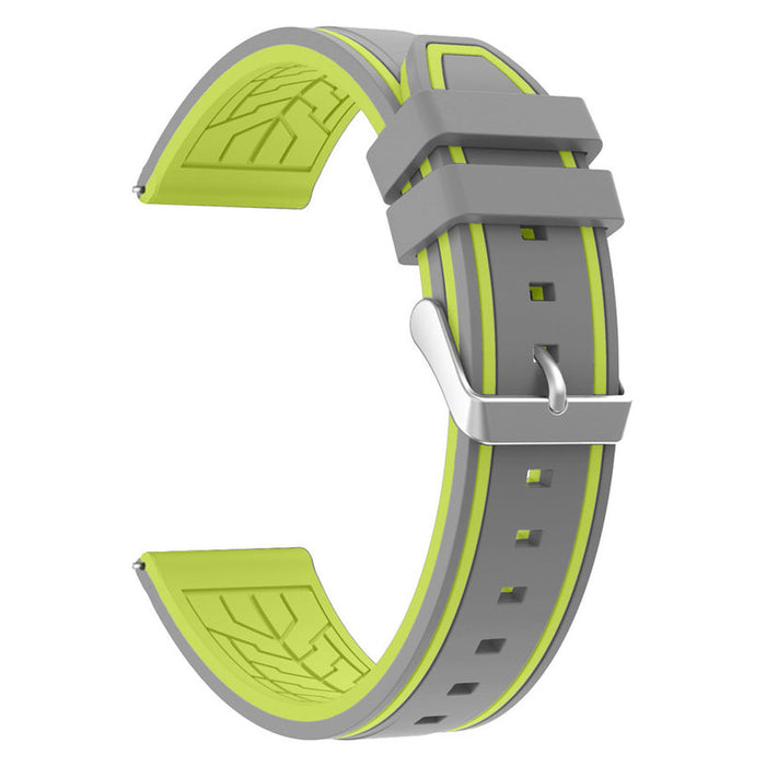 SILICONE STRAP TRENDER TR-GM22GYGR 22 mm GAMER GRAY/GREEN