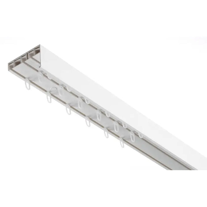 TRI-CHANNEL PVC MOLDING WITH FRONT GARDINIA 300 CM. - Корнизи<<<Корнизи щори и пердета<<<Мебели и интериор<<<Praktiker