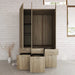 TRICRYL WARDROBE IRIM TRANS 120X190X52 CM. - Гардероби<<<Мебели и обков<<<Мебели и интериор<<<Praktiker