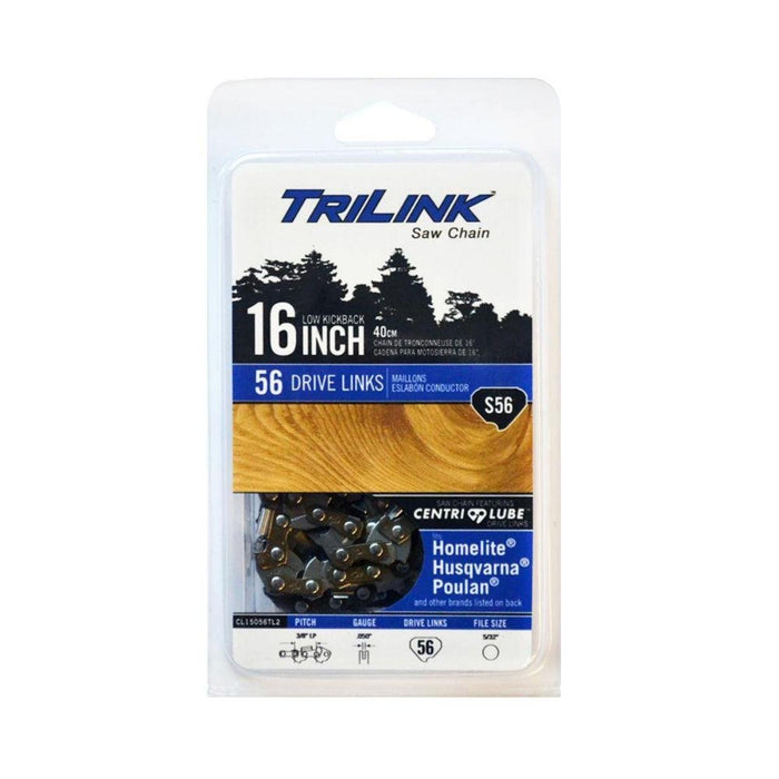 CHAIN 16'' 3/8'' 1.3MM 56 LINKS TRILINK