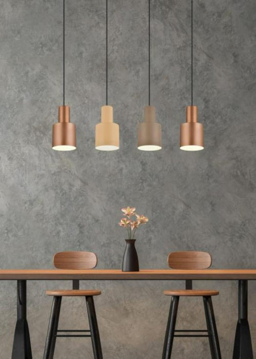 CHANDELIER AGUDO TRIO 4XE27 METAL 4 COLORS
