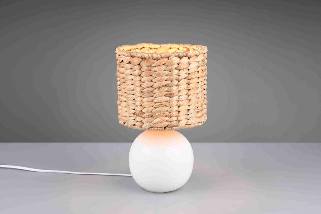 TABLE LAMP VINA 1XE27 CERAMIC WHITE