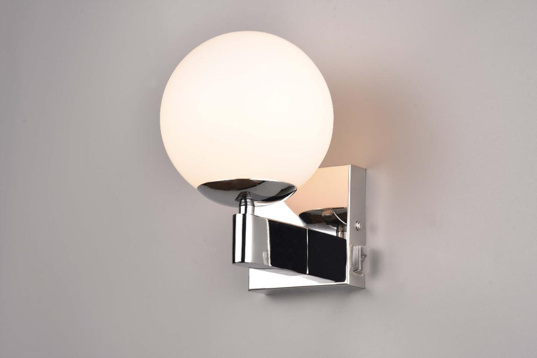 WALL APPLIQUE KULA 1XE14 CHROME IP44 TRIO