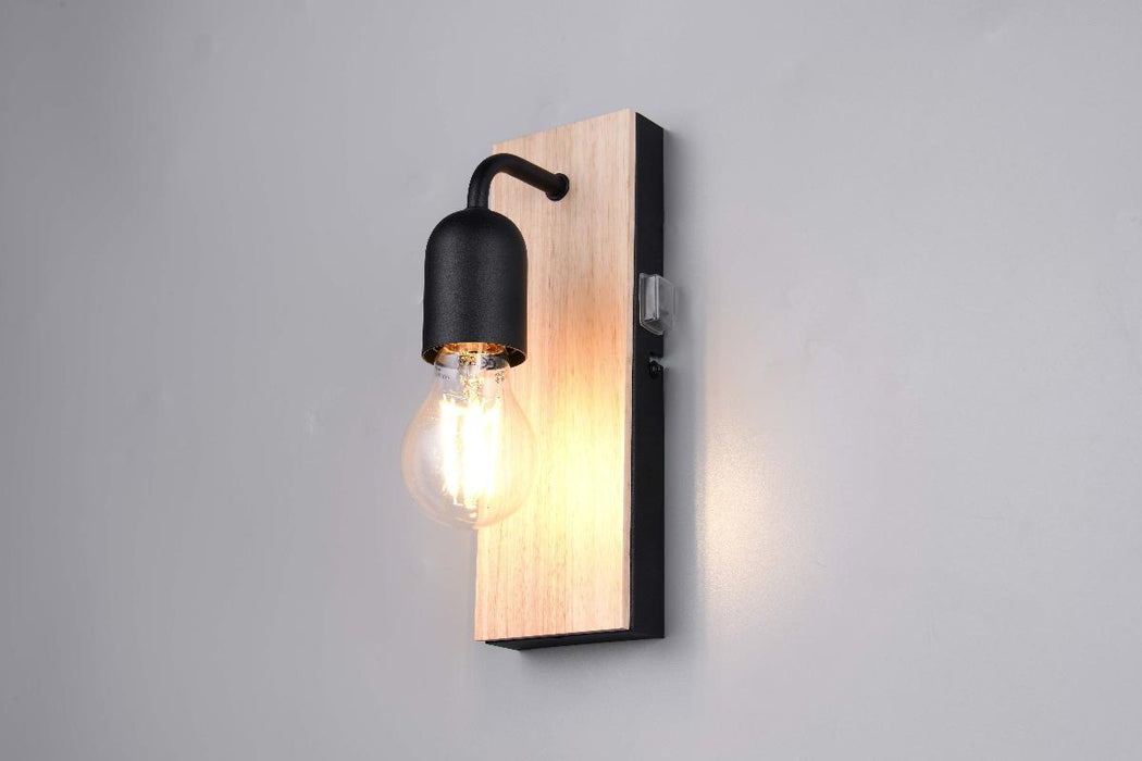 BATHROOM WALL LAMP ARTURO 1XE27 WOOD IP44