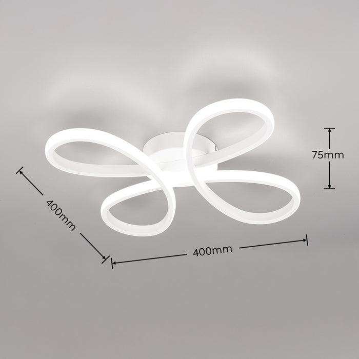LED CEILING LIGHT 22W 2600LM 4000K WHITE TRIO FLY