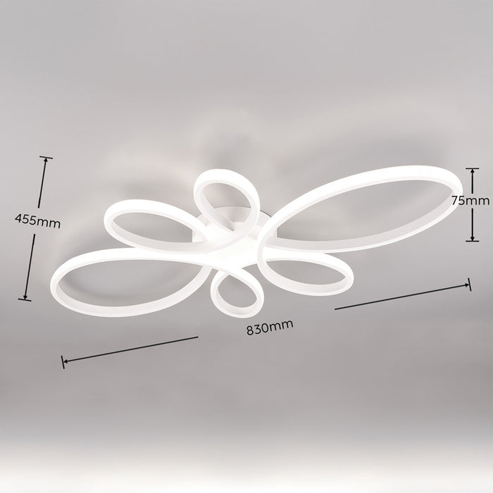 LED PENDANT 32W 3900LM 4000K WHITE TRIO FLY