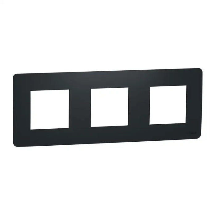 TRIPLE FRAME ANTHRACITE SCHNEIDER UNICA (NU200654) - Ключове и контакти<<<Електроматериали<<<Praktiker&&&Ключове и