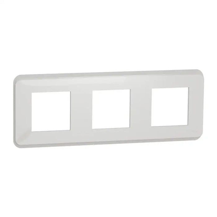 TRIPLE FRAME WHITE SCHNEIDER UNICA (NU400618) - Ключове и контакти<<<Електроматериали<<<Praktiker&&&Ключове и