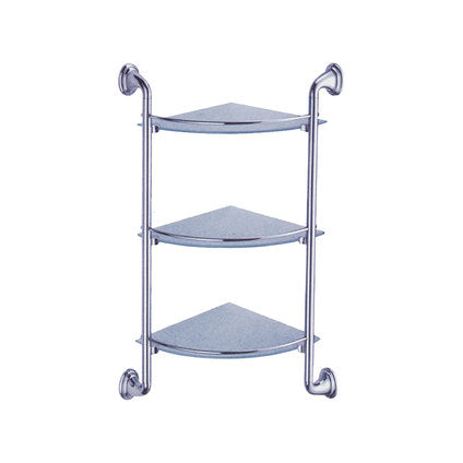 TRIPLE SHELF CORNER INTER CERAMIC - Етажерки<<<Аксесоари за баня<<<Баня<<<Praktiker&&&Етажерки<<<Аксесоари за
