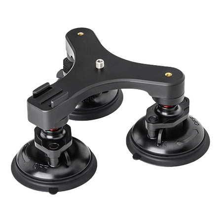 Triple Suction Cup Car Mount Sunnylife for cameras phones etc. (ZJ771) - Straps mounts