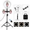 Tripod Mount Puluz with 26cm LED Ring Vlogging 1,1m PKT3070B - Ring lights<<<Photo studio<<<Photo
