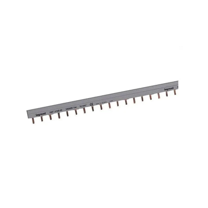 TRIPOLE COMB 19 PINS PER 1 METER LEGRAND - Клеми гребени и клемореди<<<Електроматериали<<<AmperelB2B