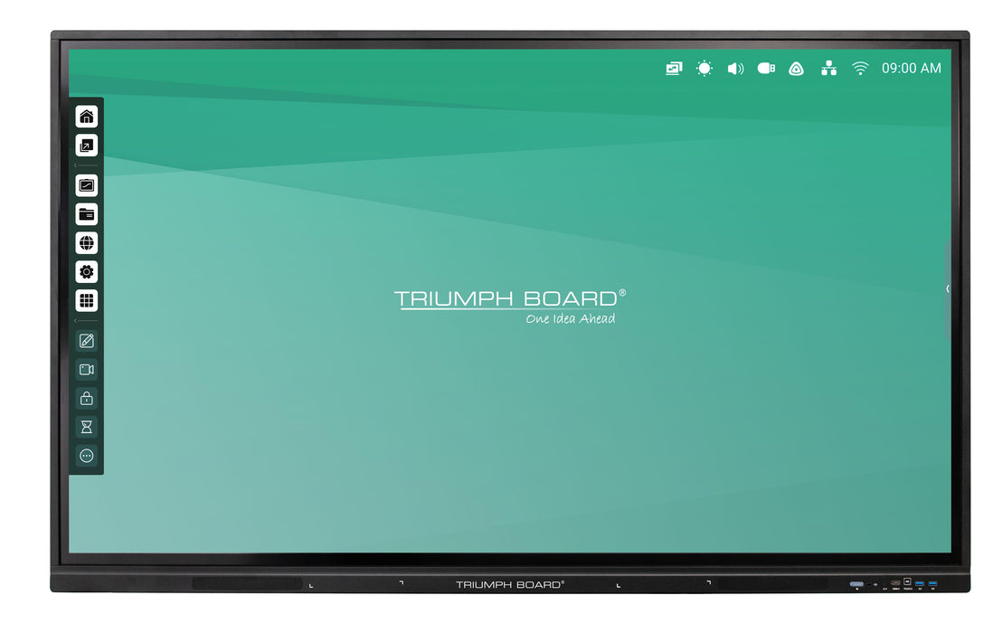 Interactive multi-touch display TRIUMPH BOARD 86" IFP, Black panel, Android 13