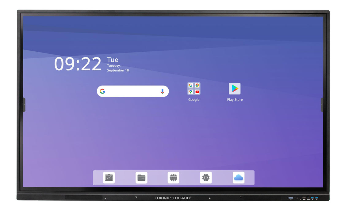 Interactive multi-touch display TRIUMPH BOARD 75" IFP BLACK G, Android 14