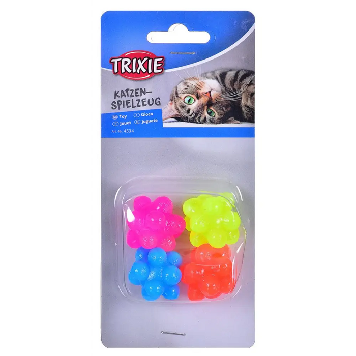 TRIXIE Set of bubble balls 3.5cm 4 pcs - ToysDLP-ZAB<<<For the dogDLP<<<ActionPL