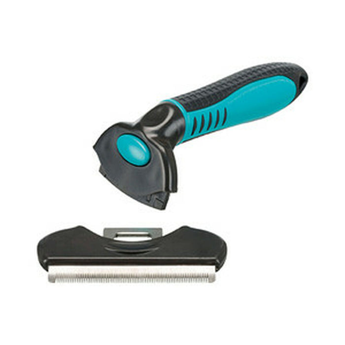 Backcombing brush Trixie Black Turquoise
