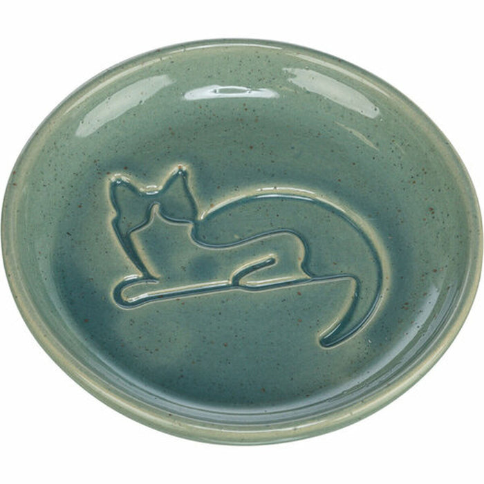 Cat Feeder Trixie Blue Ceramic Ø 14,5 cm