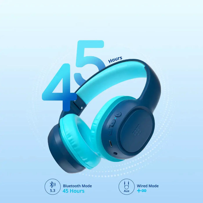 Tronsmart KH02 Wireless Headphones for Kids Safe - Blue - Headphones and speakers<<<HurtelXML