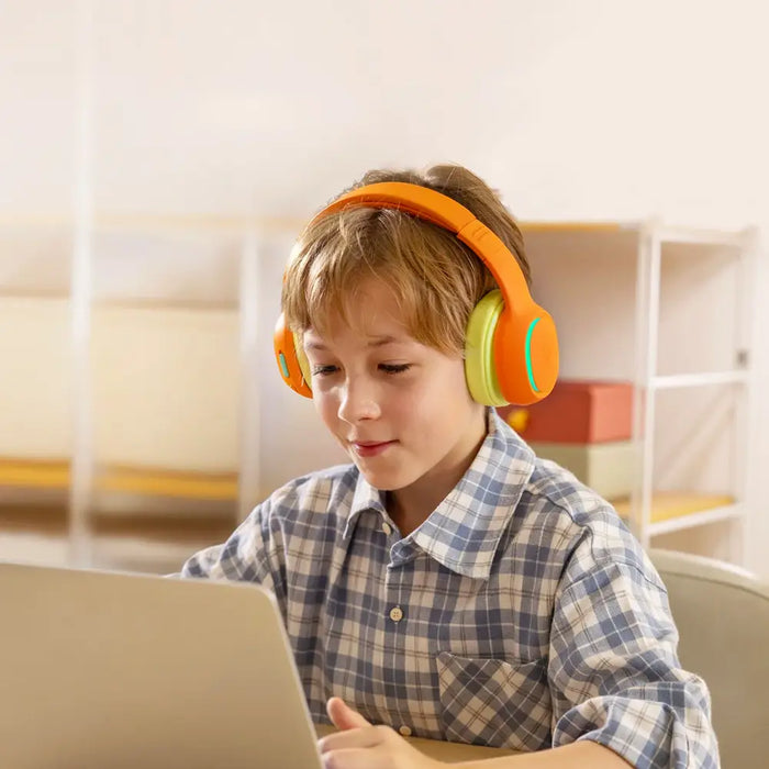 Tronsmart KH03 Wireless Headphones with ANC for Kids Safe - Orange - Headphones and speakers<<<HurtelXML