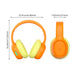 Tronsmart KH03 Wireless Headphones with ANC for Kids Safe - Orange - Headphones and speakers<<<HurtelXML