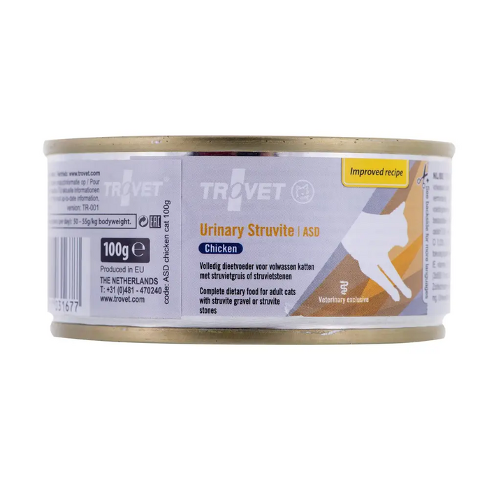 TROVET ASD Urinary Struvite with chicken - wet cat food - 100 g - Wet food for a catVET-KMK<<<VETVET<<<ActionPL