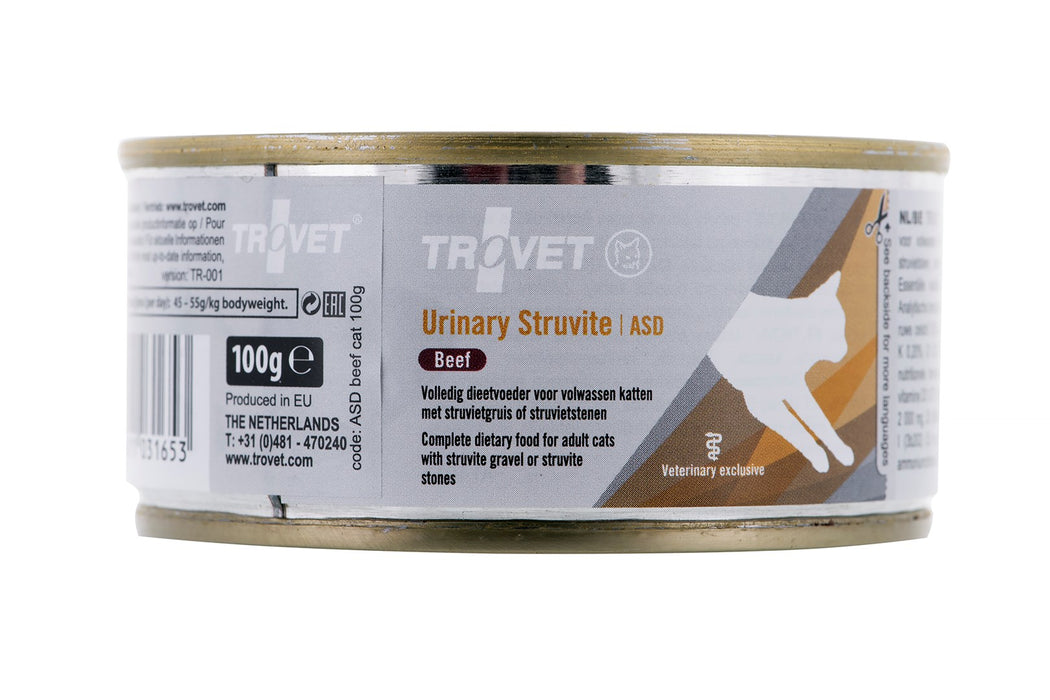 Trovet ASD Urinary Struvite with beef - wet cat food - 100 g