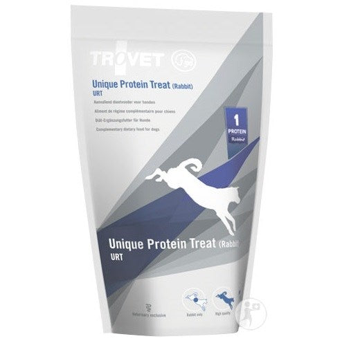 TROVET Unique Protein Treat URT Rabbit  - dog treat - 125g