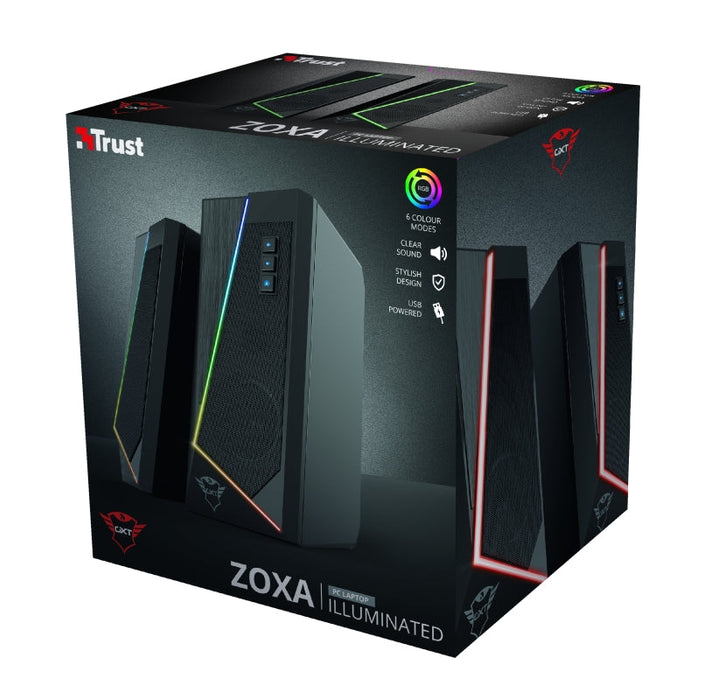 TRUST GXT 609 Zoxa RGB 2.0 Speaker Set - Gaming products<<<TRUST компютърна периферия и