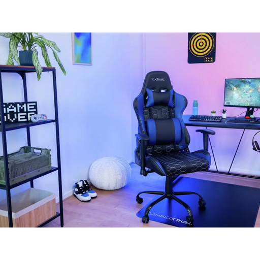 Trust GXT 708B Resto Universal gaming chair Black Blue