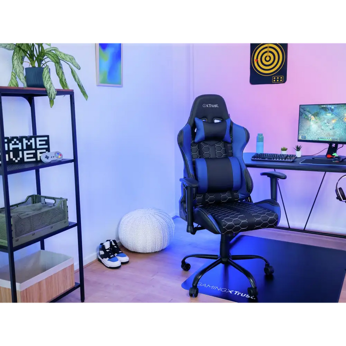 Trust GXT 708B Resto Universal gaming chair Black Blue