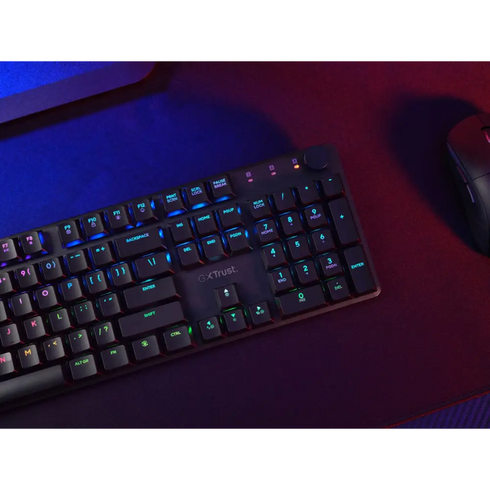 Trust GXT 868 Torix keyboard Gaming USB + RF Wireless + Bluetooth QWERTY US English Black - KeyboardsGAM-KLA<<<PC