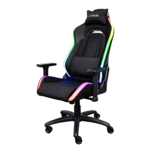 TRUST GXT719 Ruya RGB Gaming Chair Black - Gaming products<<<TRUST компютърна периферия и аксесоари<<<TRUST<<<PolyComp
