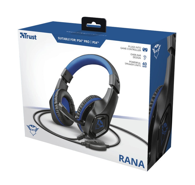 Гейминг слушалки Trust - GXT 404B Rana, черни