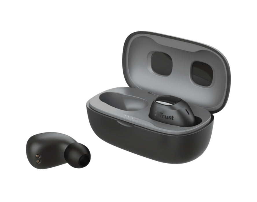 Headphones Trust NIKA COMPACT BT BLACK, IN-EAR (PLUGS), RF