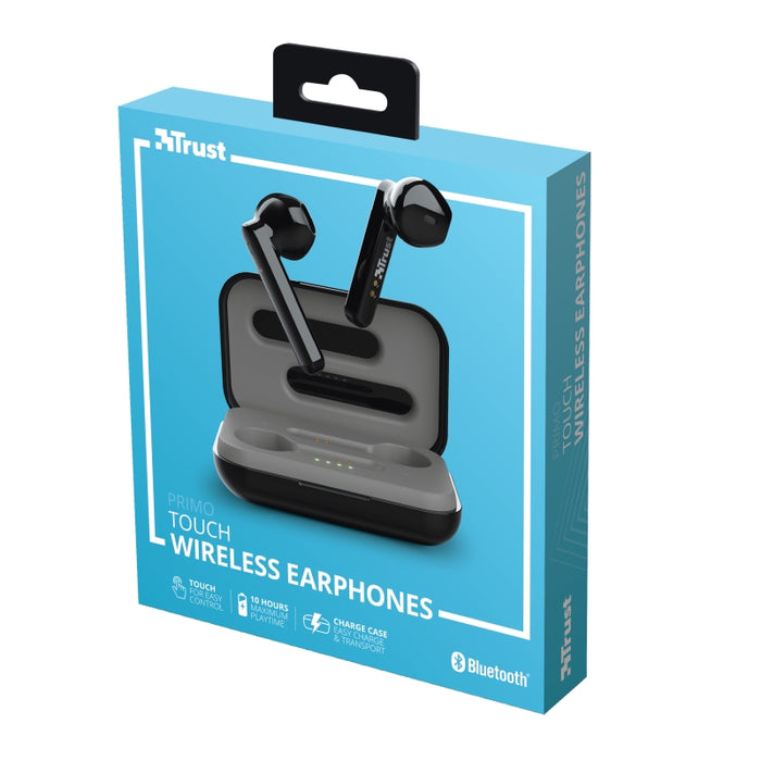 Headphones Trust PRIMO TOUCH BT BLACK , Bluetooth , IN-EAR (PLUGS)