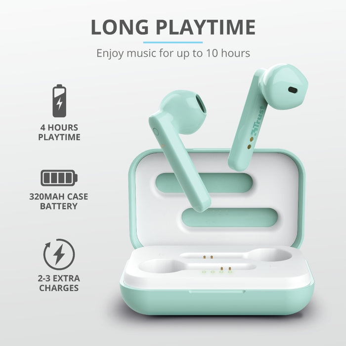 Headphones Trust PRIMO TOUCH BT MINT , Bluetooth , IN-EAR (PLUGS)