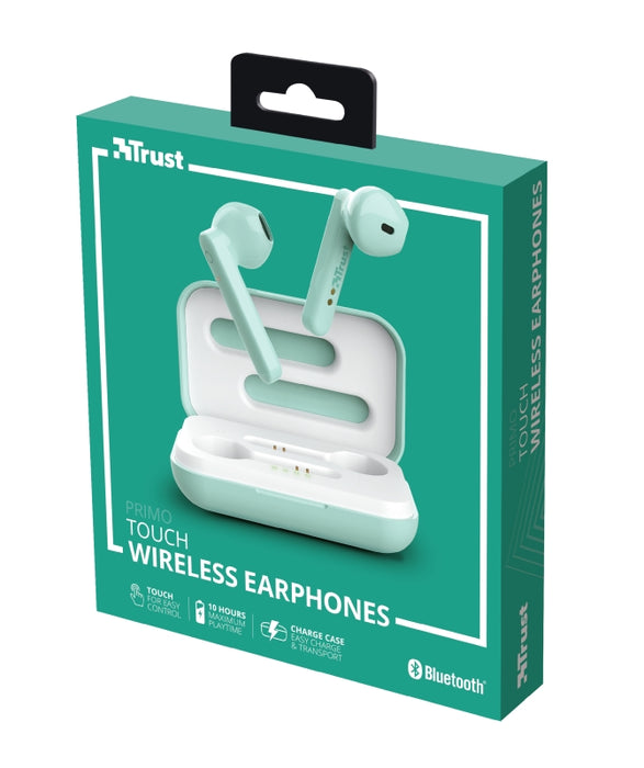 Headphones Trust PRIMO TOUCH BT MINT , Bluetooth , IN-EAR (PLUGS)