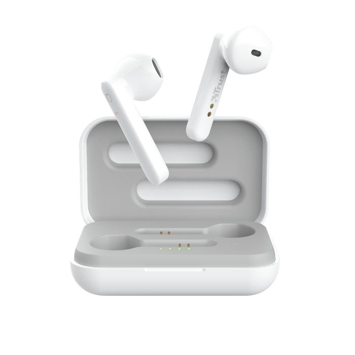 Слушалки Trust PRIMO TOUCH BT WHITE , Bluetooth , IN-EAR (ТАПИ)
