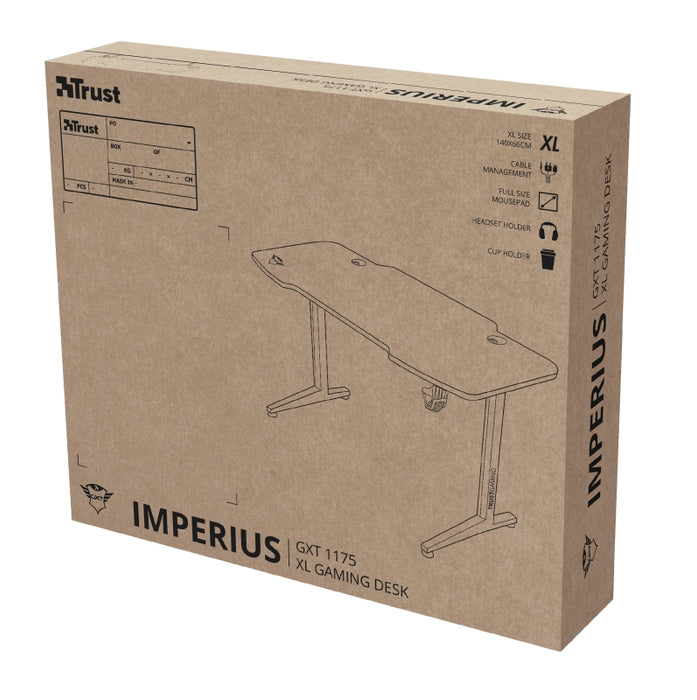 TRUST GXT 1175 Imperius XL Gaming Desk