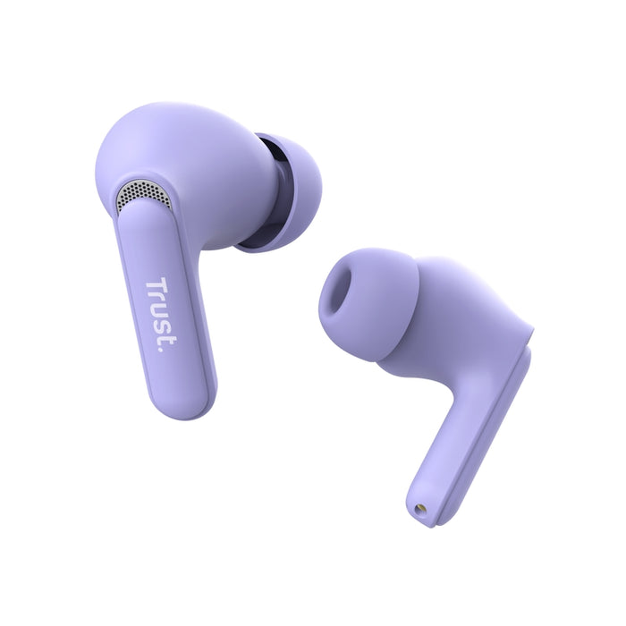 TRUST Yavi Bluetooth ENC Earbuds Purple
