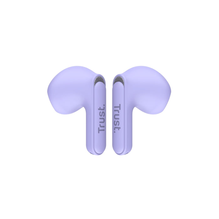 TRUST Yavi Bluetooth ENC Earphones Purple