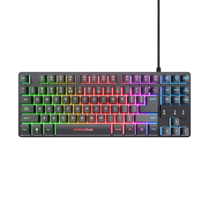 TRUST GXT833 Thado TKL Keyboard, Black US