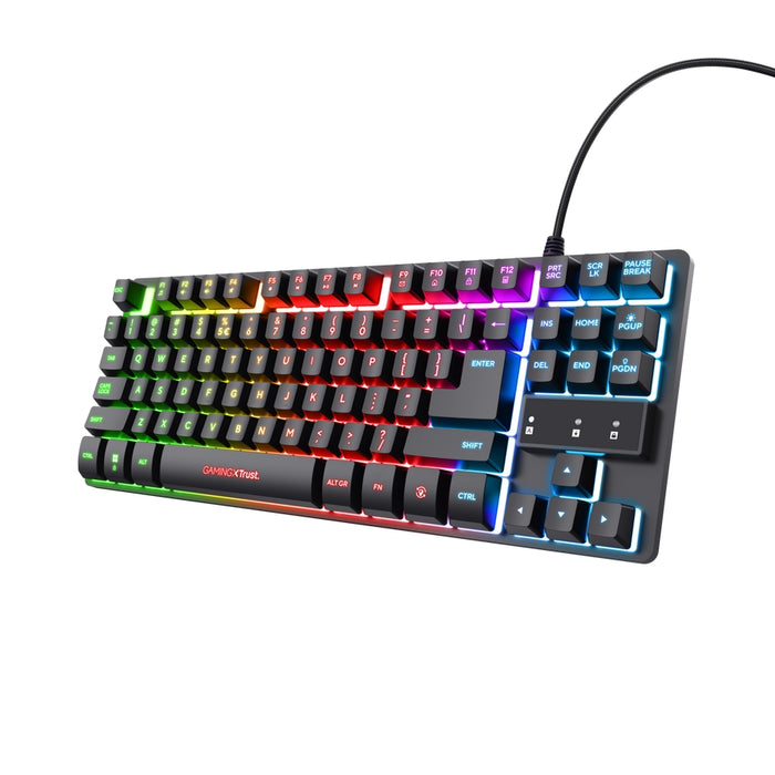 TRUST GXT833 Thado TKL Keyboard, Black US