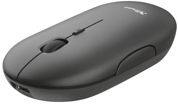 TRUST Puck Wireless & BT Rechargeable Mouse Black