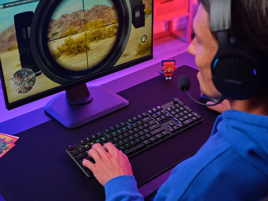 Trust GXT 868 Torix keyboard Gaming USB + RF Wireless + Bluetooth QWERTY US English Black