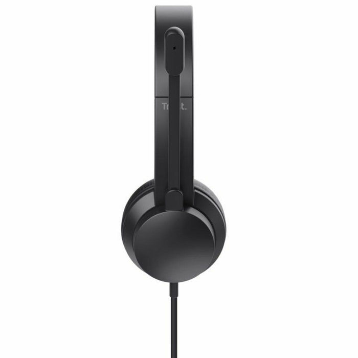 Headphones with Microphone Trust HS-201 Black